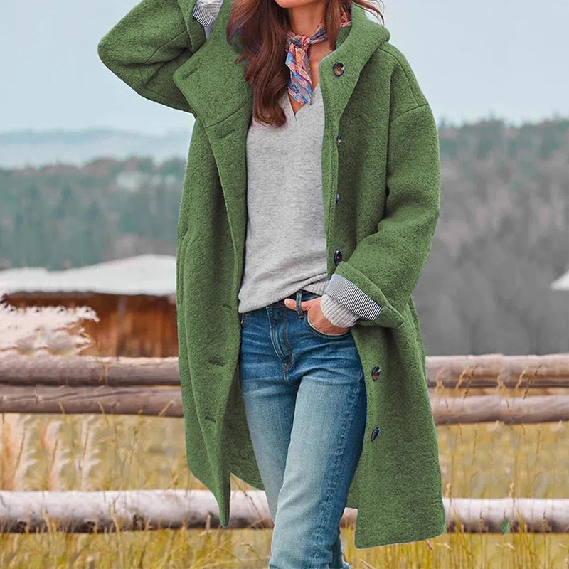 Longline Sherpa Coat | Warm & Stylish | Soft Fleece Design