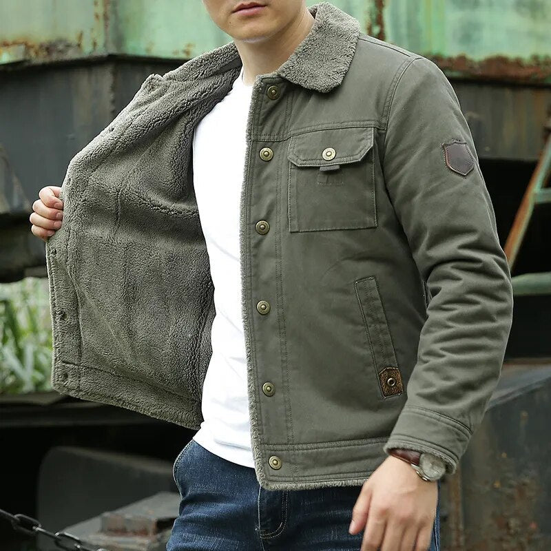 Sherpa-Lined Denim Jacket | Warm and Durable | Timeless Style