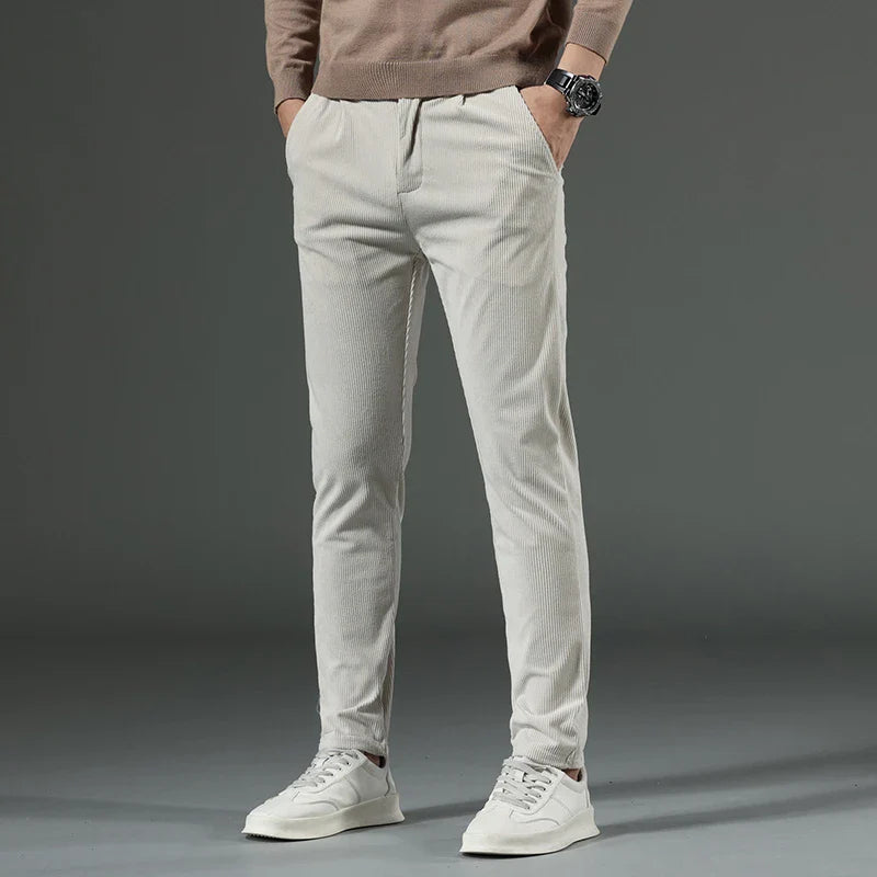 Slim-Fit Corduroy Trousers | 100% Corduroy | Elegant and Comfortable