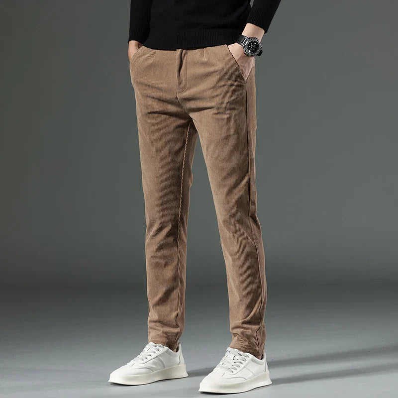 Slim-Fit Corduroy Trousers | 100% Corduroy | Elegant and Comfortable