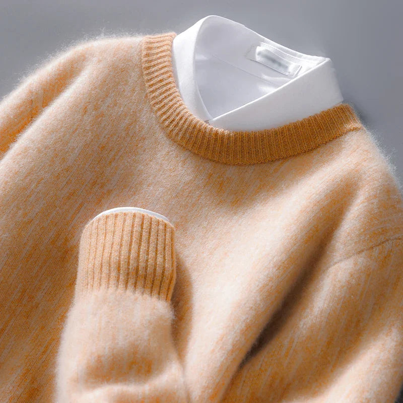 Gradient Sweater | Mock Collar | Soft and Warm