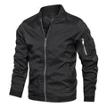 Zipped Windbreaker Jacket for Men | Lightweight, Wind-Resistant Design | Outdoor and Casual Wear