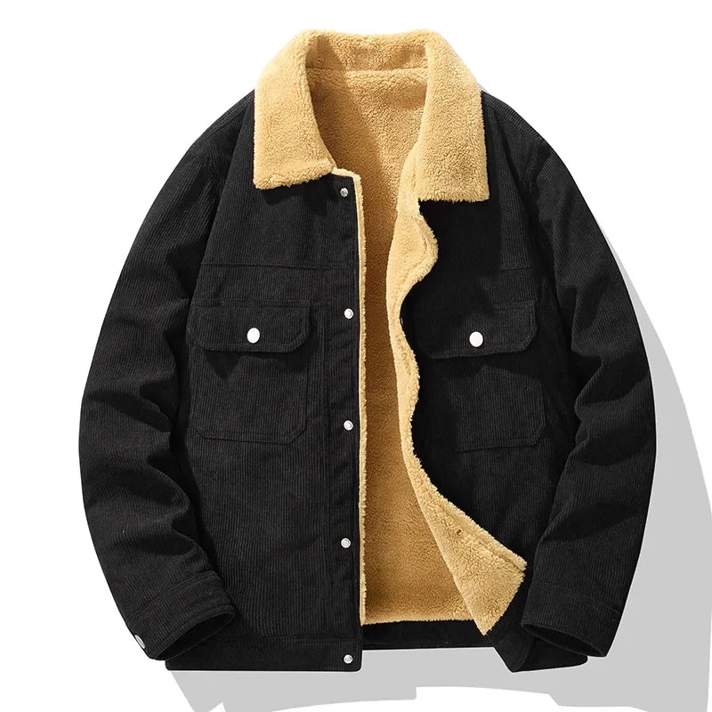 Sherpa-Lined Corduroy Jacket | Warm & Stylish | Winter Essential