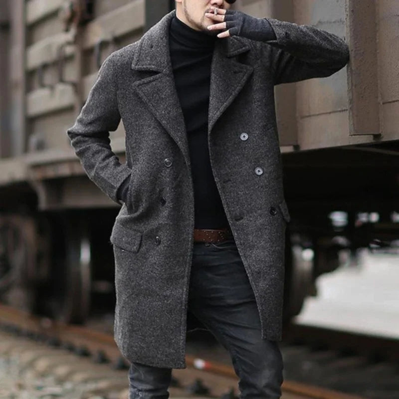Wool-Blend Overcoat | Tailored Fit | Timeless Elegance