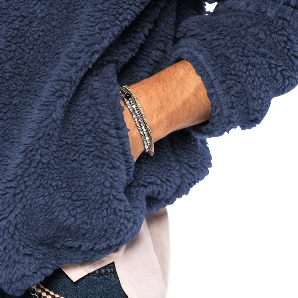Fleece Hoodie Jacket | Soft Sherpa Lining | Everyday Comfort