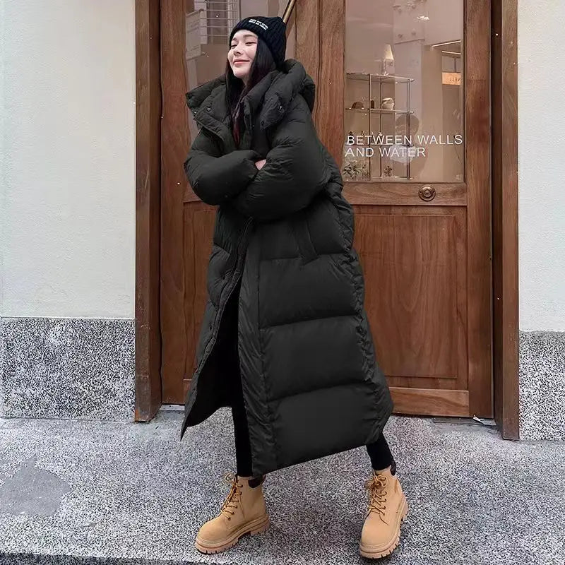 Long Oversized Puffer Coat | Winter Warmth | Trendy & Functional