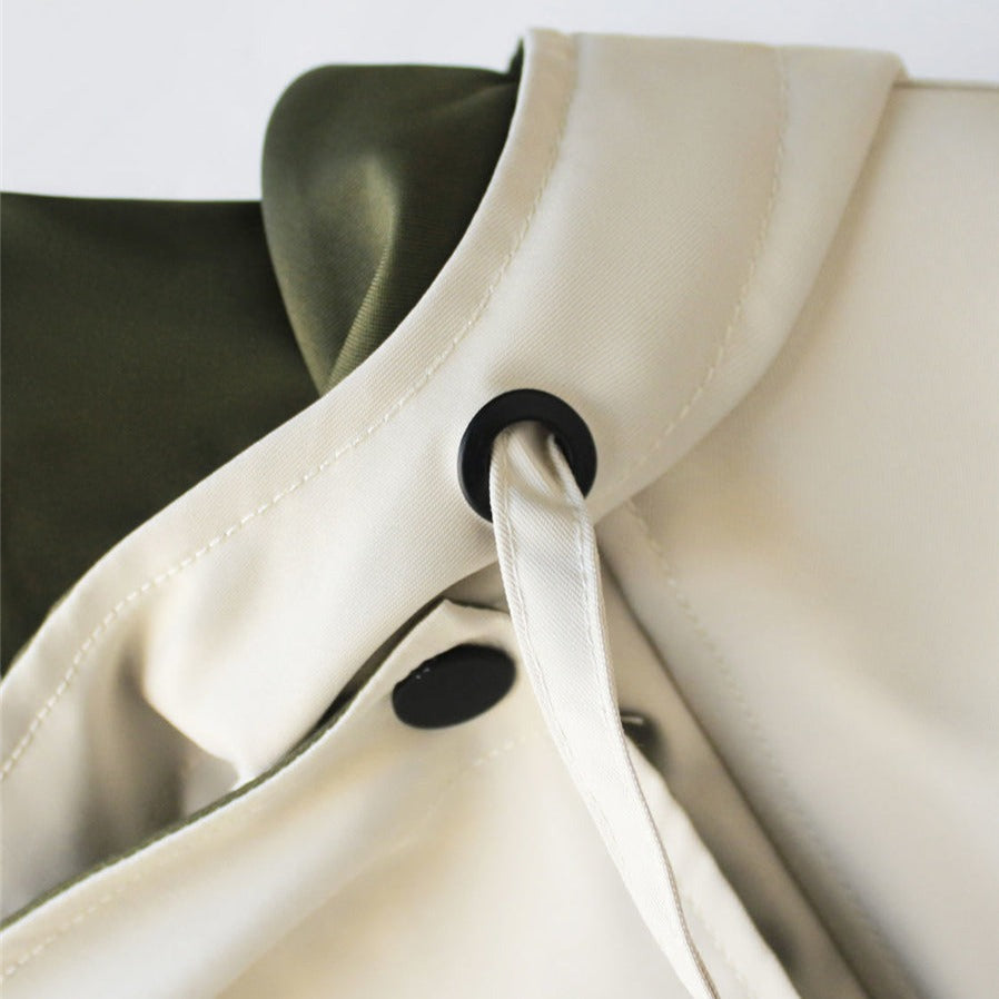 Two-Tone A-Line Jacket | Adjustable Fit | Lightweight & Stylish