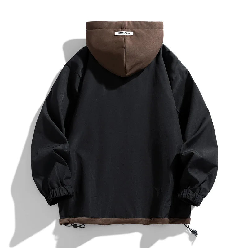 Two-Tone Pullover Hoodie | Lightweight & Stylish | Casual Comfort