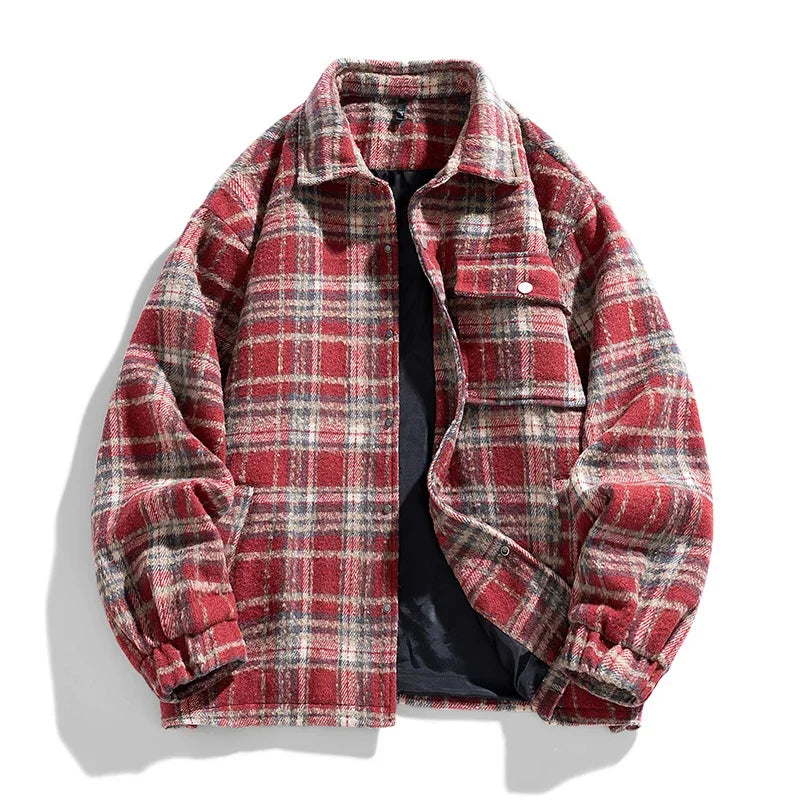 Plaid Sherpa-Lined Jacket | Warm and Trendy | Vintage Style