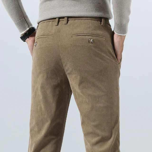 Slim-Fit Corduroy Trousers | 100% Corduroy | Elegant and Comfortable