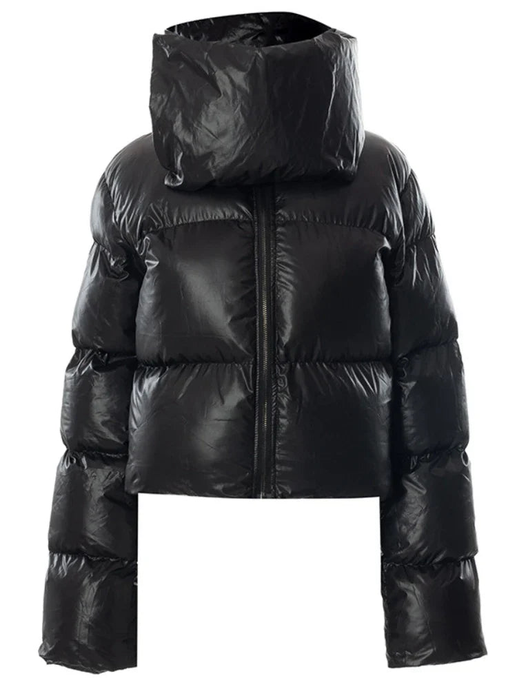 Oversized Cropped Puffer Jacket | Warm & Edgy | Streetwear Essential