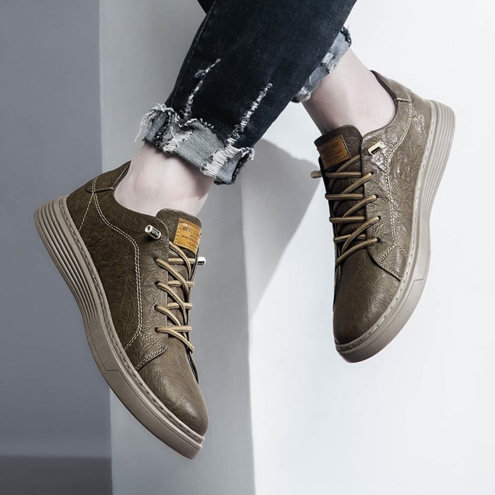 Lace-Up Oxford Leather Shoes | Premium Finish, Timeless Design | Formal and Business Wear