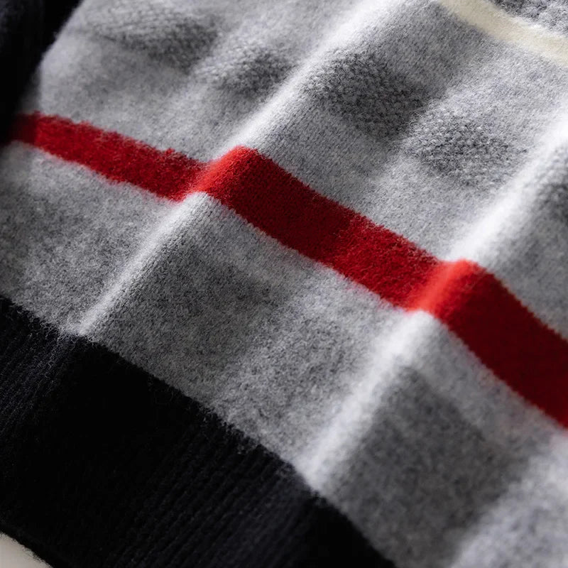 Abstract Knit Sweater | Bold Design | Warm & Stylish