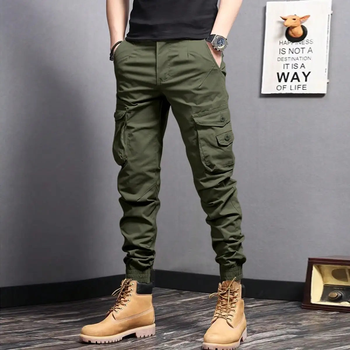Tactical Cargo Joggers | Durable and Stylish | Multi-Pocket Design
