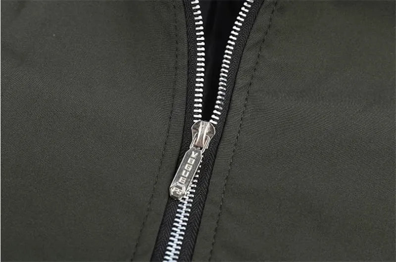 Zipped Windbreaker Jacket for Men | Lightweight, Wind-Resistant Design | Outdoor and Casual Wear