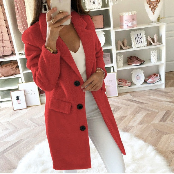 Longline Tailored Coat | Classic Design | Versatile Colors