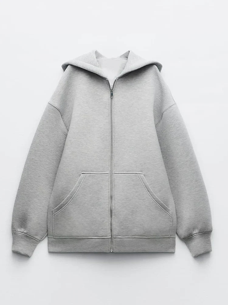 Oversized Zip-Up Hoodie | Cozy & Stylish | Everyday Essential