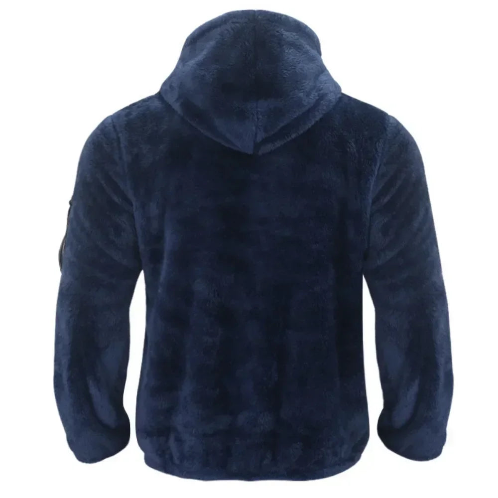 Fleece Hoodie Jacket | Soft Sherpa Lining | Everyday Comfort