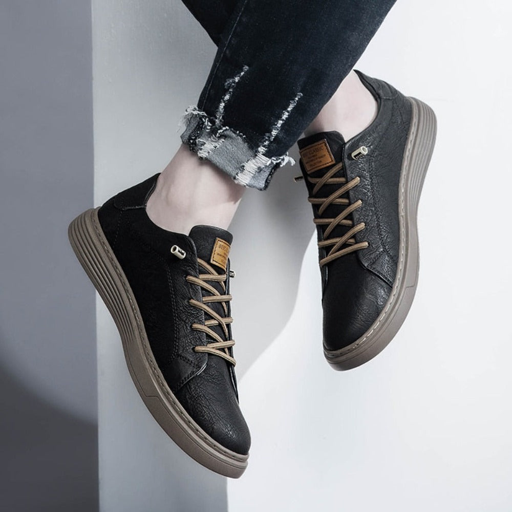 Lace-Up Oxford Leather Shoes | Premium Finish, Timeless Design | Formal and Business Wear