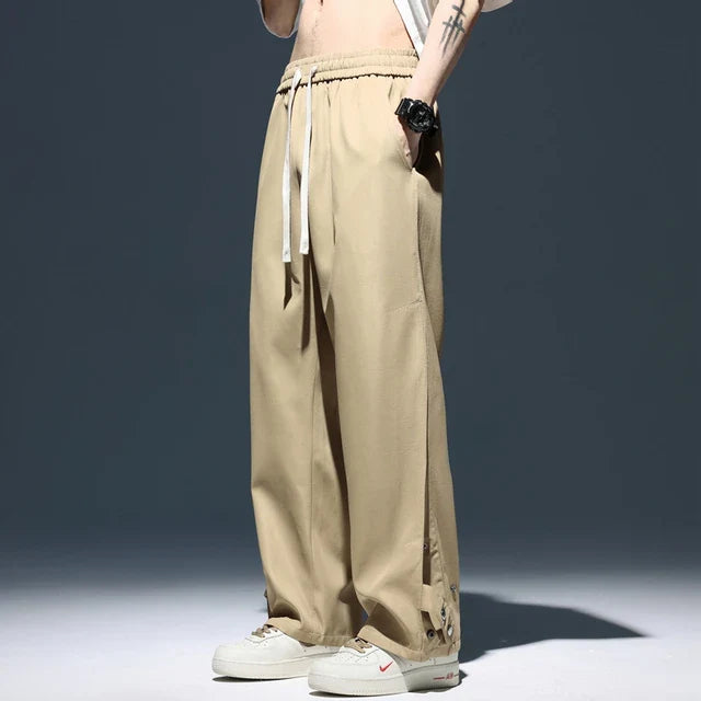 Wide-Leg Casual Trousers | Relaxed Fit | Lightweight Comfort