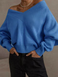 V-Neck Knit Sweater | Relaxed Fit | Elegant and Cozy