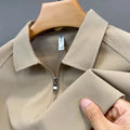 Zippered Polo Shirt | Textured Fabric | Modern and Comfortable
