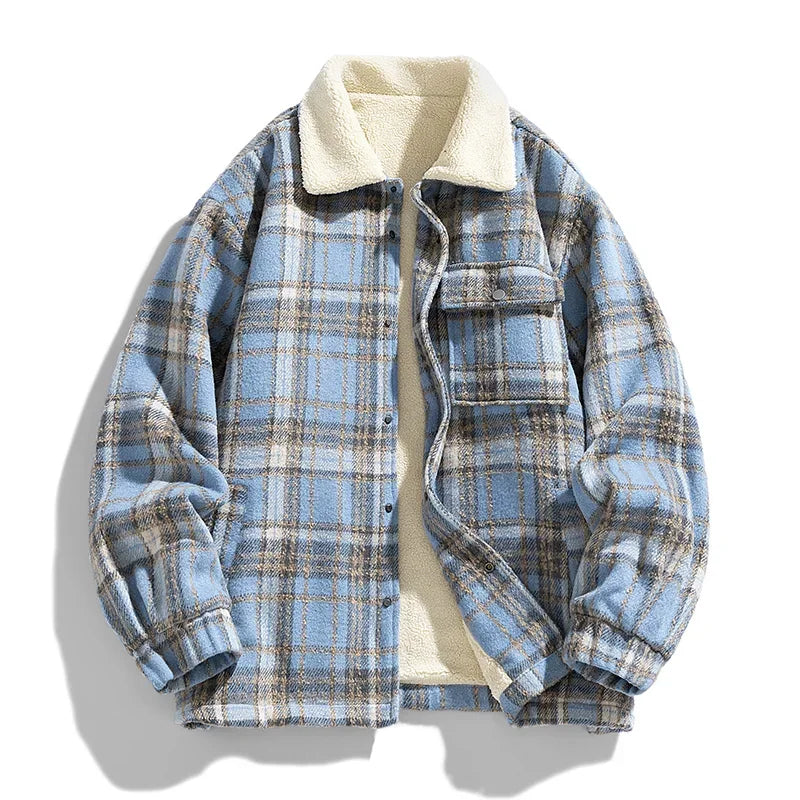 Plaid Sherpa-Lined Jacket | Warm and Trendy | Vintage Style