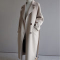 Long Coat | Double-Breasted & Belted | Timeless Outerwear