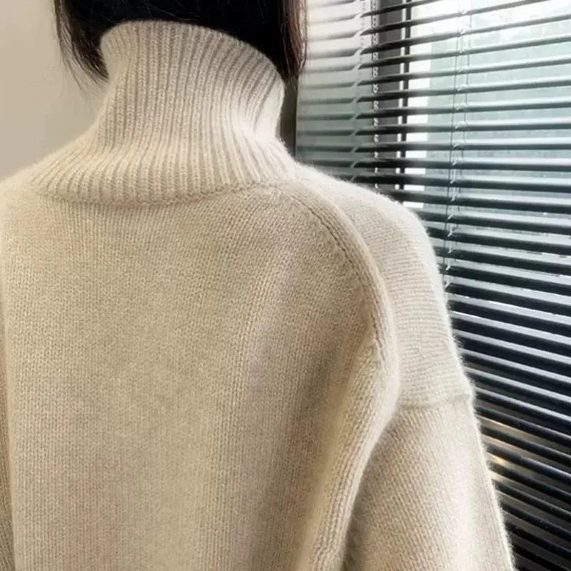 Oversized Turtleneck Sweater | Soft Knit | Winter Essential