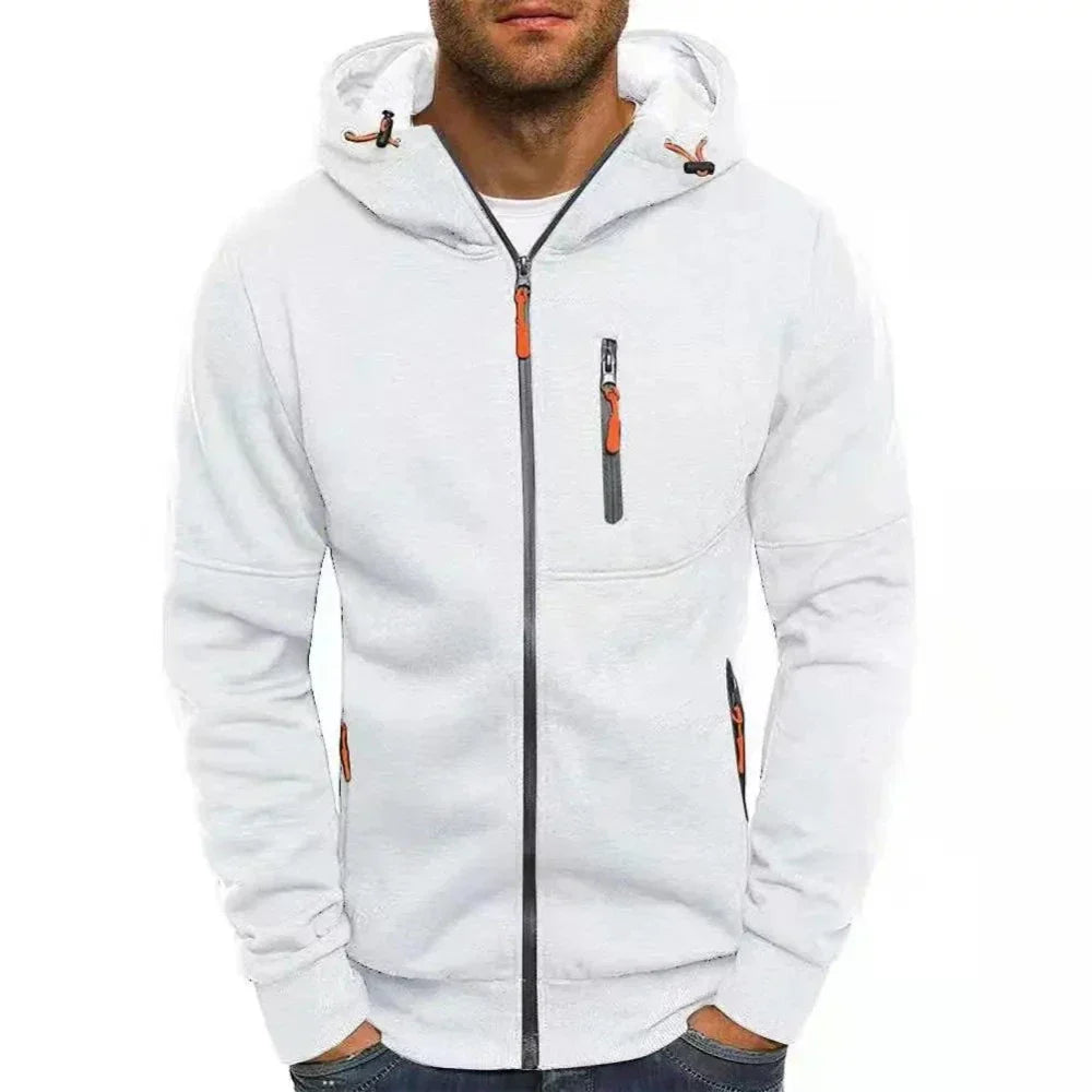 Lightweight Dual Zipper Hoodie | Modern Design, Comfortable Fit | Casual and Everyday Wear