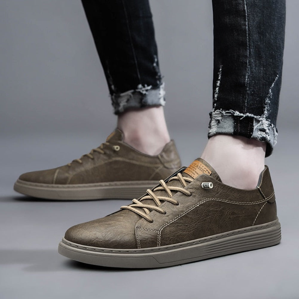 Lace-Up Oxford Leather Shoes | Premium Finish, Timeless Design | Formal and Business Wear