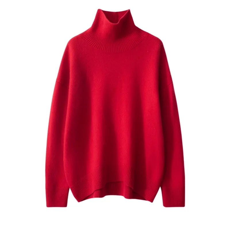 Oversized Turtleneck Sweater | Soft Knit | Winter Essential