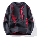 Distressed Knit Sweater | Bold Design | Edgy and Comfortable