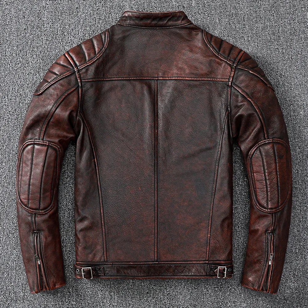 Biker Leather Jacket | Genuine Leather | Timeless and Rugged