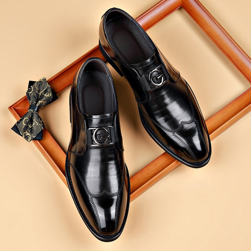 Classic Leather Shoes | Business Style | Elegant and Comfortable