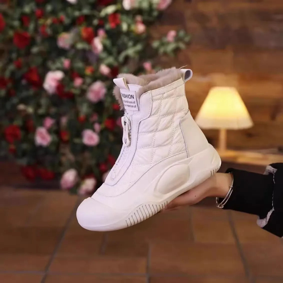 Faux Fur Winter Boots | Insulated and Stylish | Anti-Slip Design