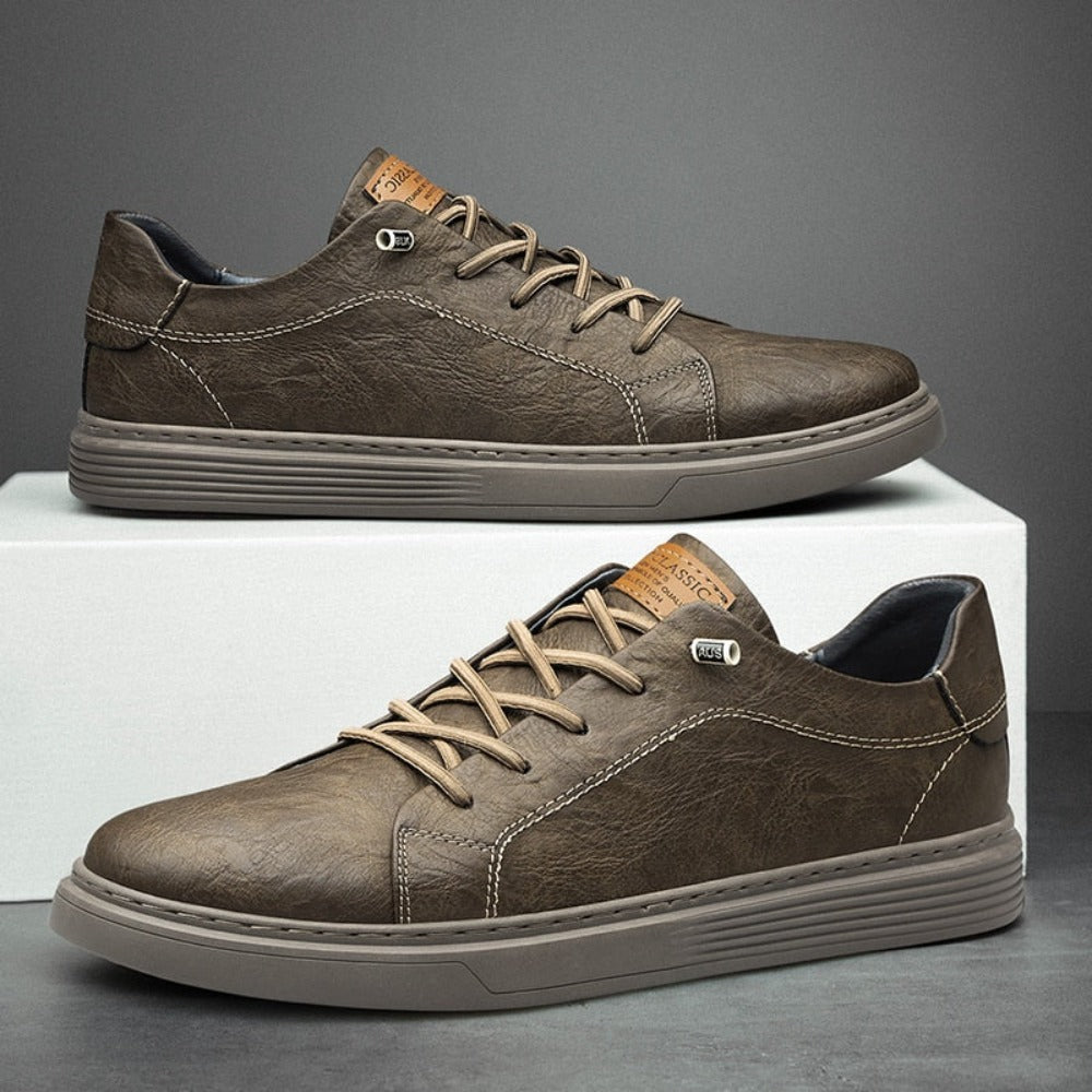 Lace-Up Oxford Leather Shoes | Premium Finish, Timeless Design | Formal and Business Wear
