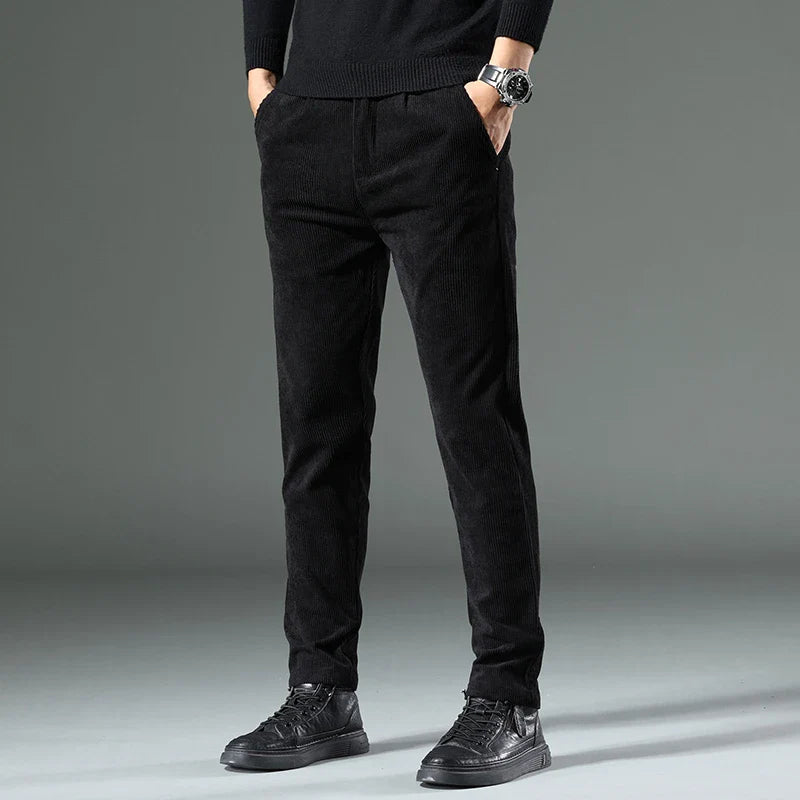 Slim-Fit Corduroy Trousers | 100% Corduroy | Elegant and Comfortable