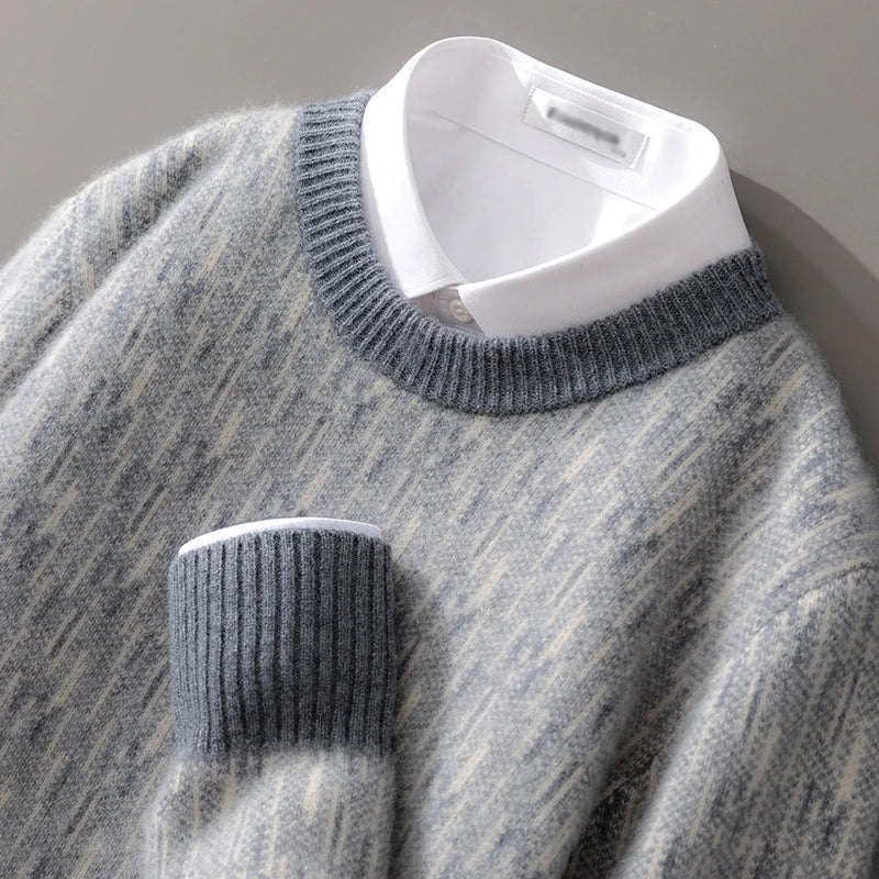 Gradient Sweater | Mock Collar | Soft and Warm