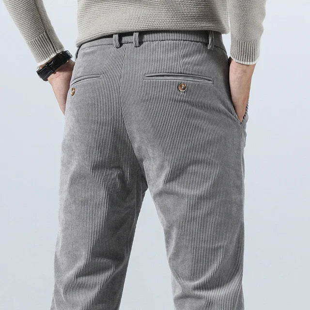 Slim-Fit Corduroy Trousers | 100% Corduroy | Elegant and Comfortable