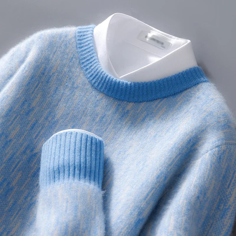 Gradient Sweater | Mock Collar | Soft and Warm