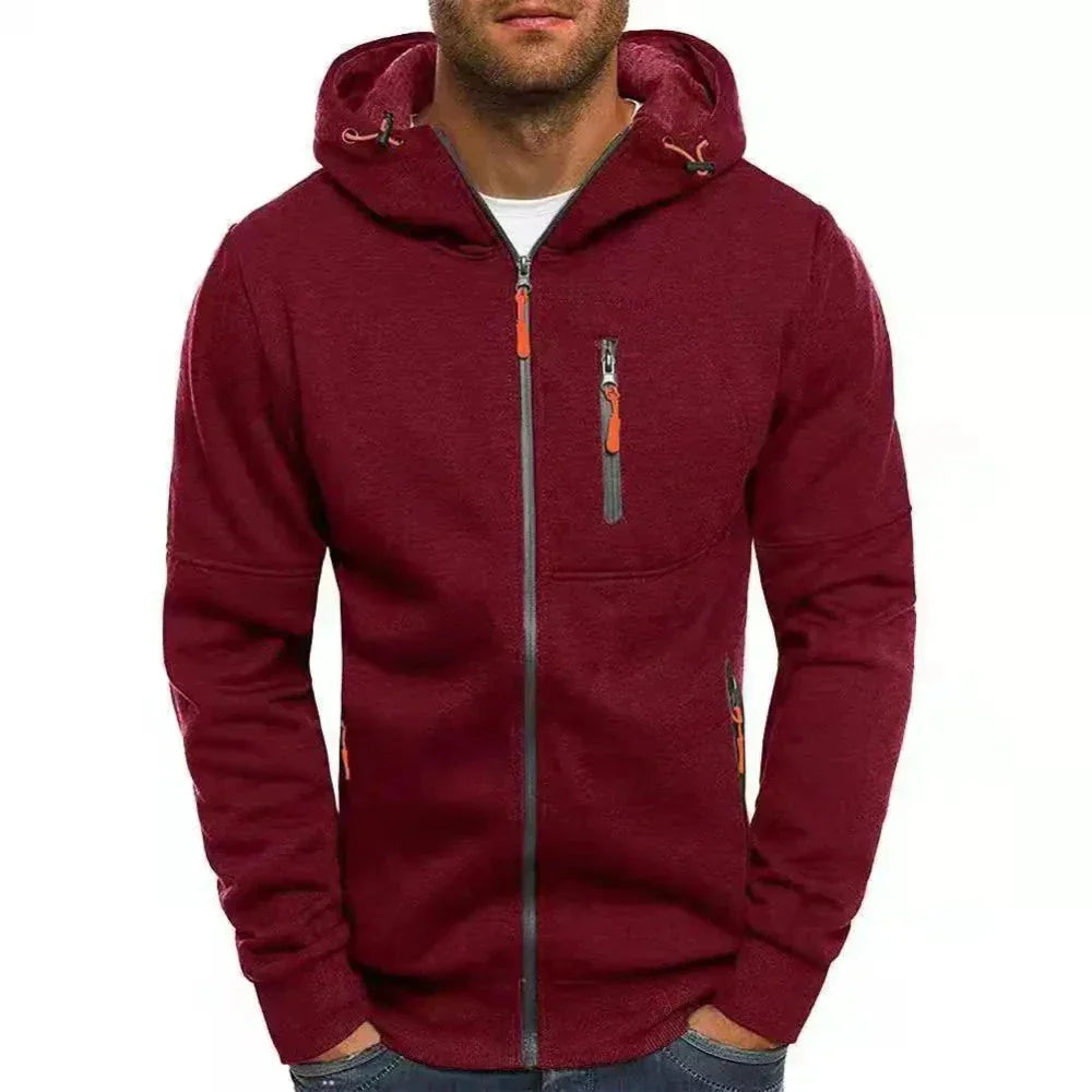 Lightweight Dual Zipper Hoodie | Modern Design, Comfortable Fit | Casual and Everyday Wear