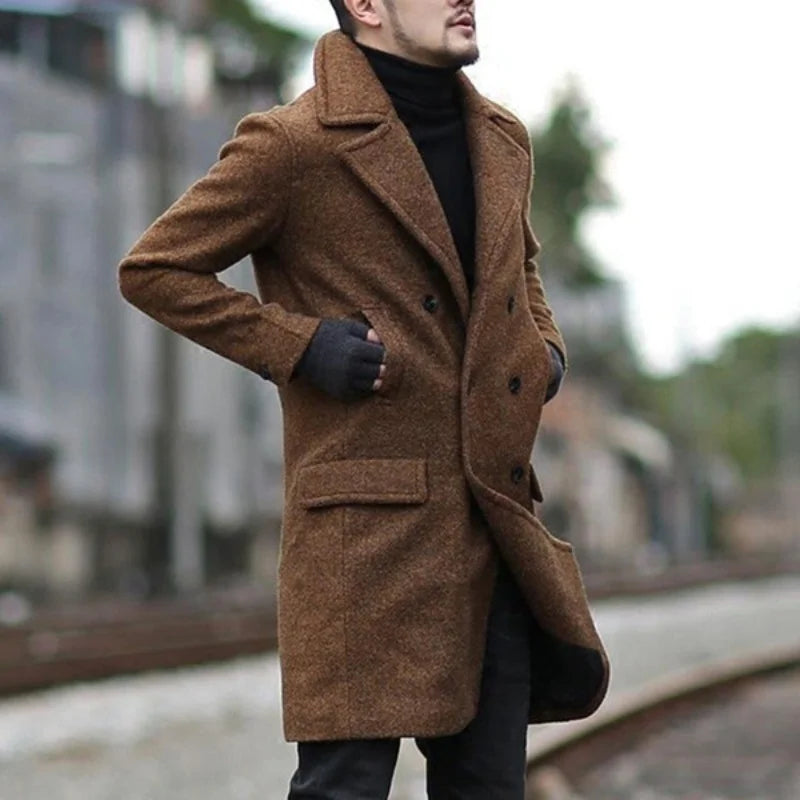 Wool-Blend Overcoat | Tailored Fit | Timeless Elegance