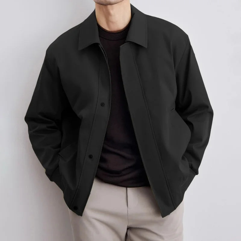 Minimalist Collared Jacket | Lightweight & Versatile | Smart-Casual