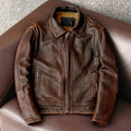 Genuine Leather Jacket | Warm Lined | Timeless Brown