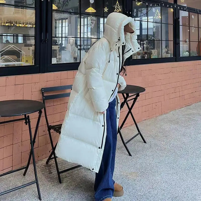 Long Oversized Puffer Coat | Winter Warmth | Trendy & Functional
