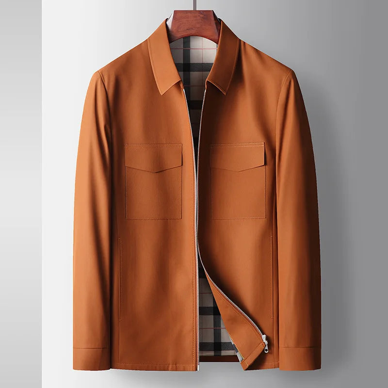 Tailored Lightweight Jacket | Plaid Lining | Modern Smart-Casual