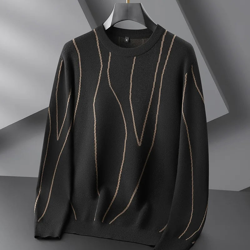 Abstract Knit Sweater | Artistic Design | Comfortable and Trendy