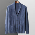 Shawl Collar Cardigan | Diamond Knit | Cozy and Stylish