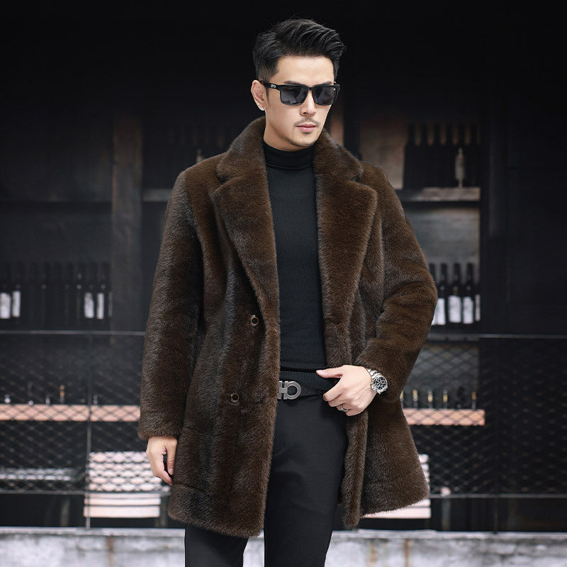 Faux Fur Overcoat | Luxurious Design | Warm and Elegant